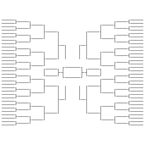 Tournament Bracket Stencil